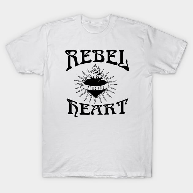 Rebel Heart T-Shirt by Gothic Rose